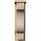 Ekena Millwork Newport Rough Sawn Corbel w/Backplate, Douglas Fir, 6"W x 14"D x 22"H COR06X14X22NEW01RDF - alternate 2